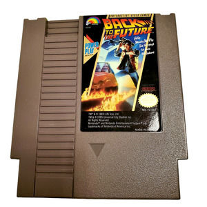 Nintendo NES Video Game Back to the Future